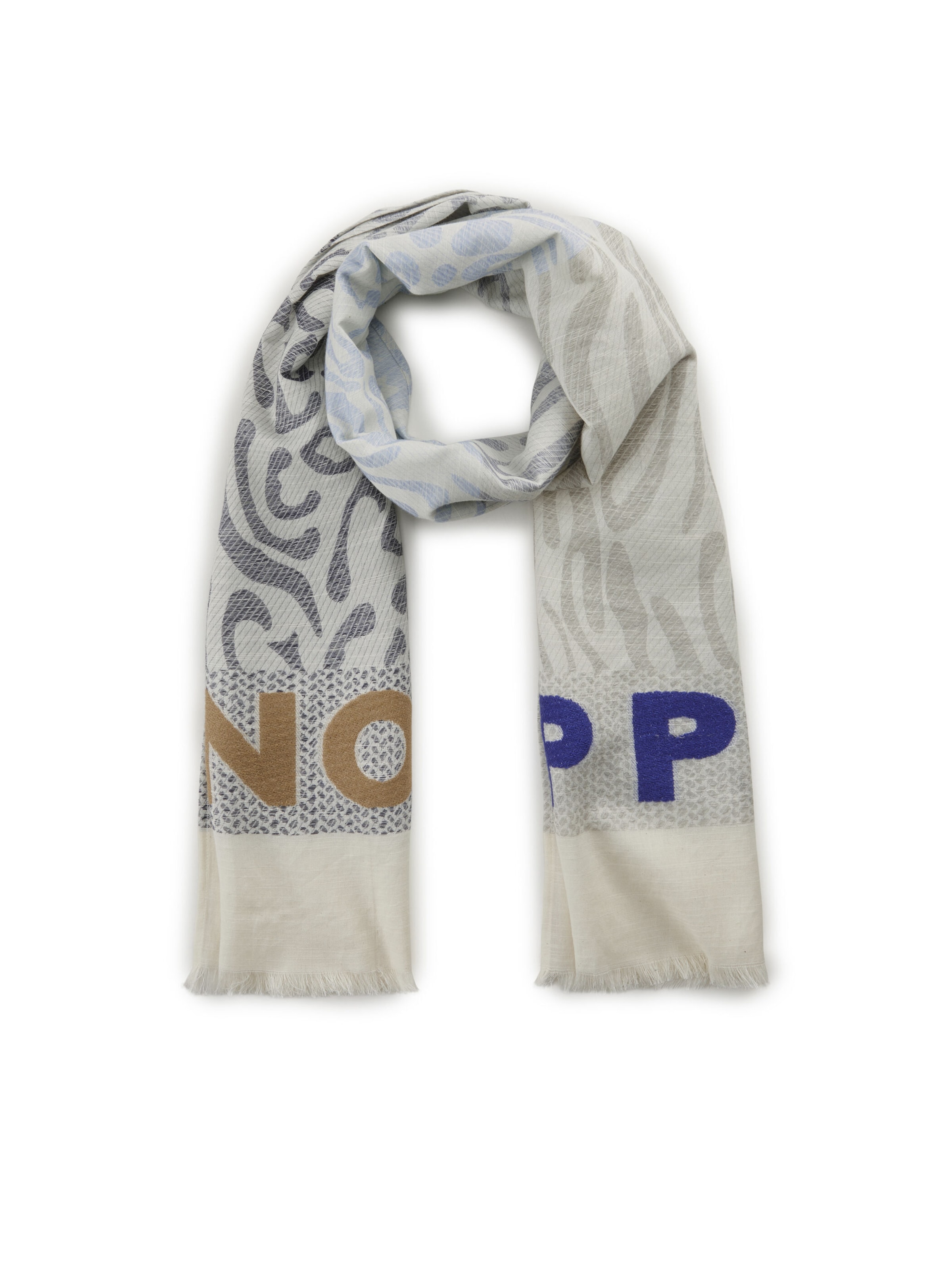 Écharpe CODELLO en mélange de couleurs : devant