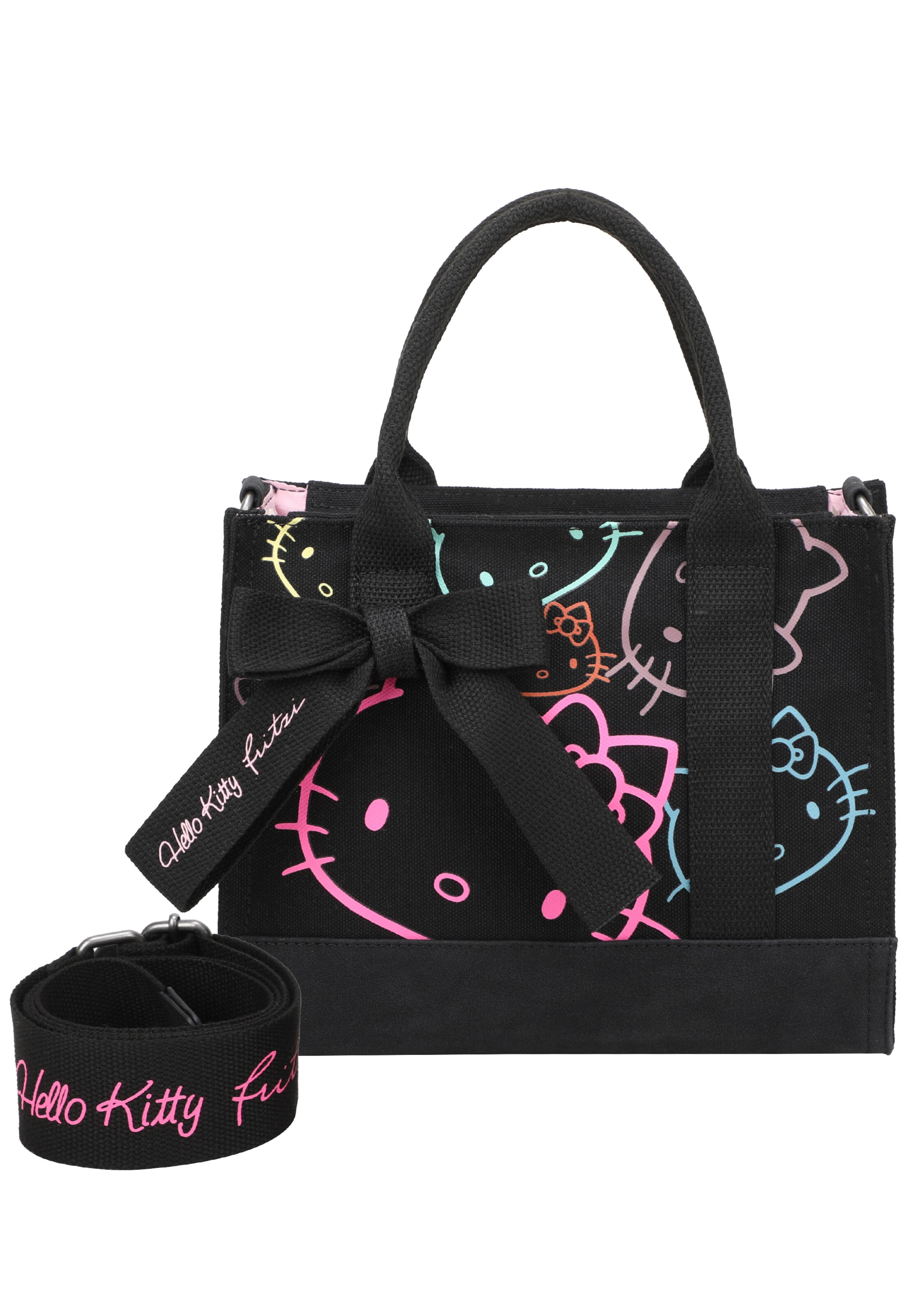 Fritzi aus Preußen Handtas 'Izzy09' in Zwart: voorkant