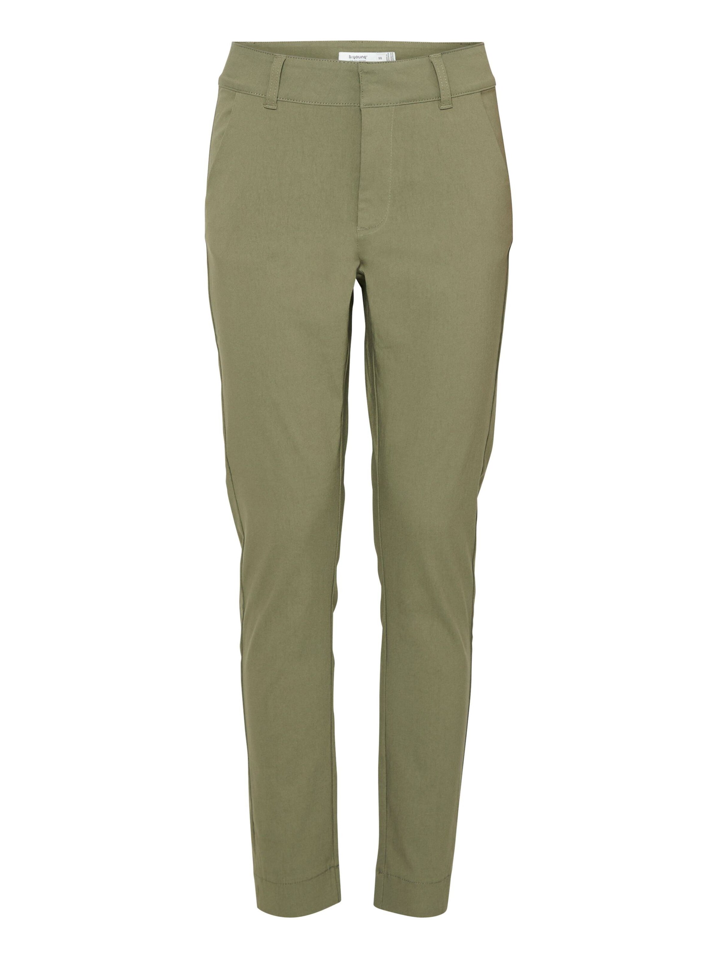 Pantaloni chino 'BYDixi' di b.young in verde: frontale