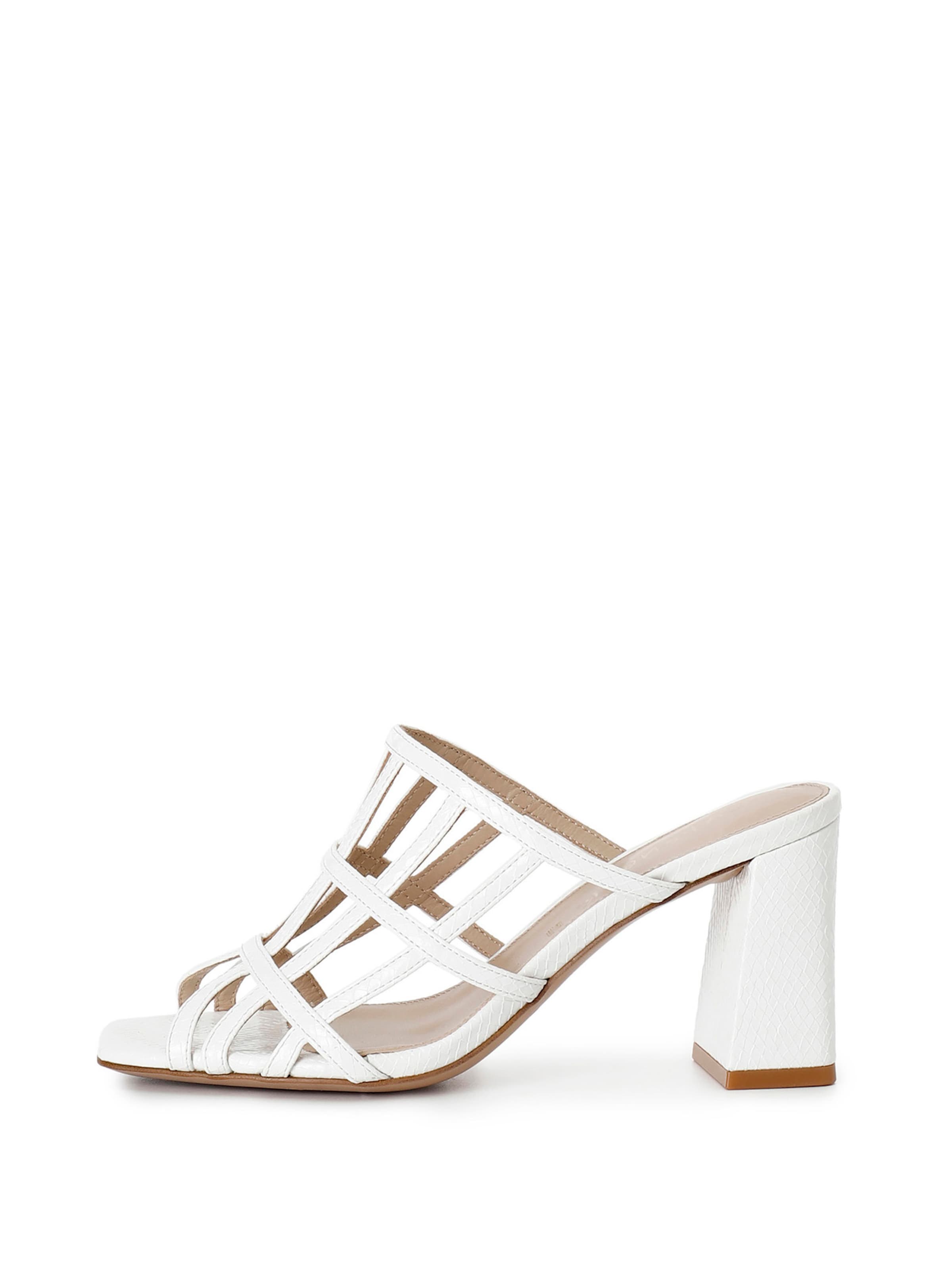 CAFè NOIR Sandaal in de kleur Wit, Productweergave
