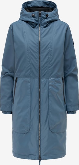 NAVAHOO Mantel 'Edelumhang 14' in saphir, Produktansicht