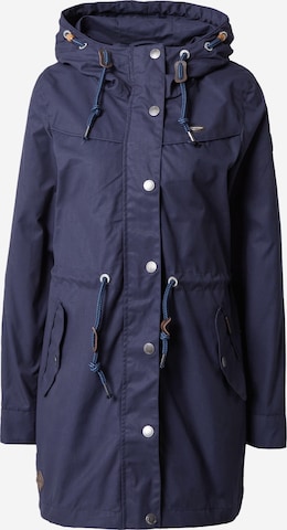 Ragwear Between-seasons parka 'Canny' in Blue: front