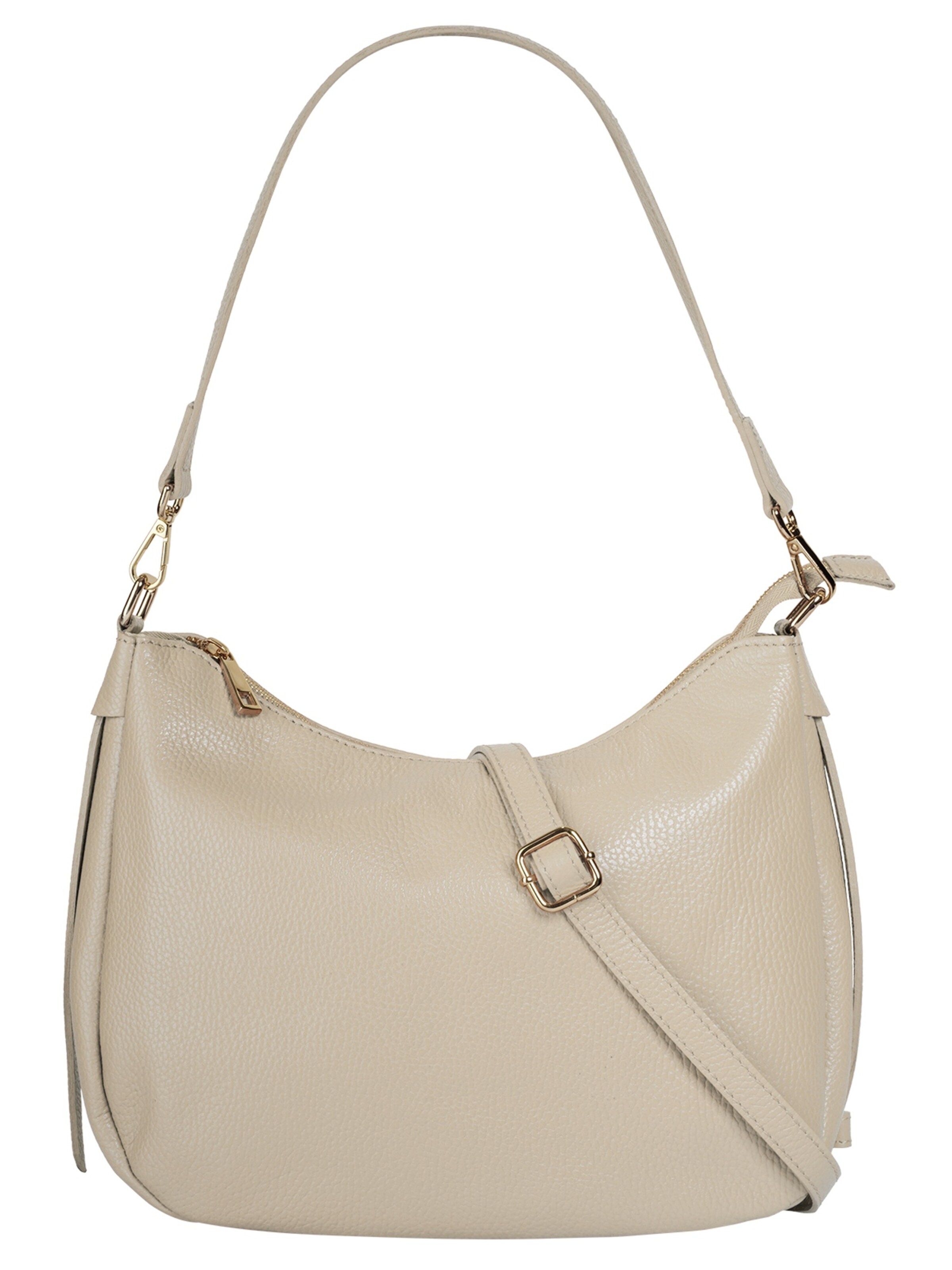 Cluty Crossbody Bag in Beige: front