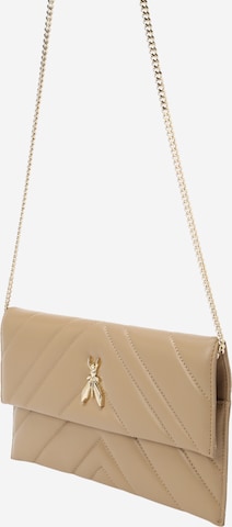 PATRIZIA PEPE - Bolso de noche en beige: frente