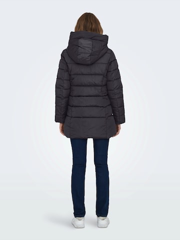 ONLY Wintermantel 'ONLLINA' in Schwarz