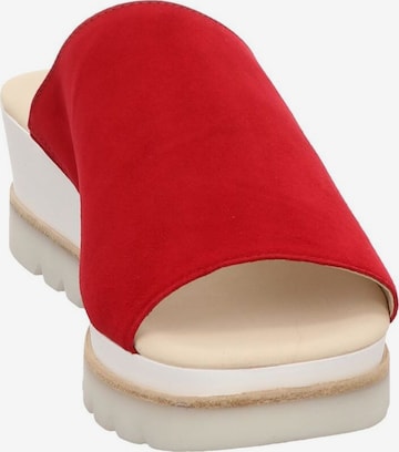 GABOR Mules in Red