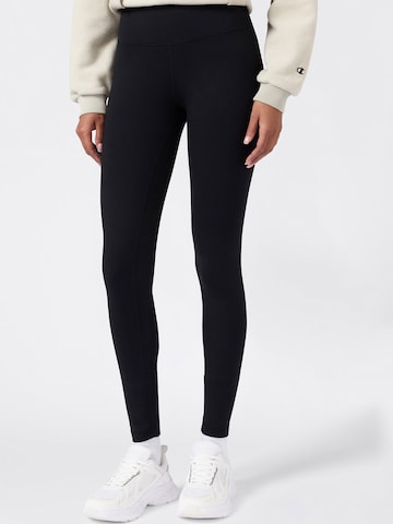 Champion Skinny Παντελόνι φόρμας σε μαύρο: μπροστά