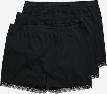 Ulla Popken Broekje in Zwart: voorkant