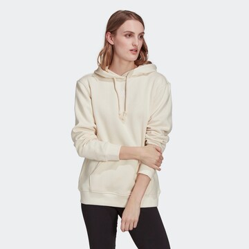 Sweat-shirt 'Adicolor Essentials Fleece' ADIDAS ORIGINALS en blanc : devant