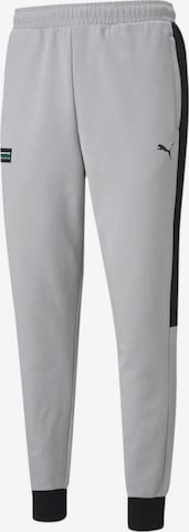 PUMA Sportbroek 'Puma x Mercedes-AMG Petronas F1' in Grijs: voorkant