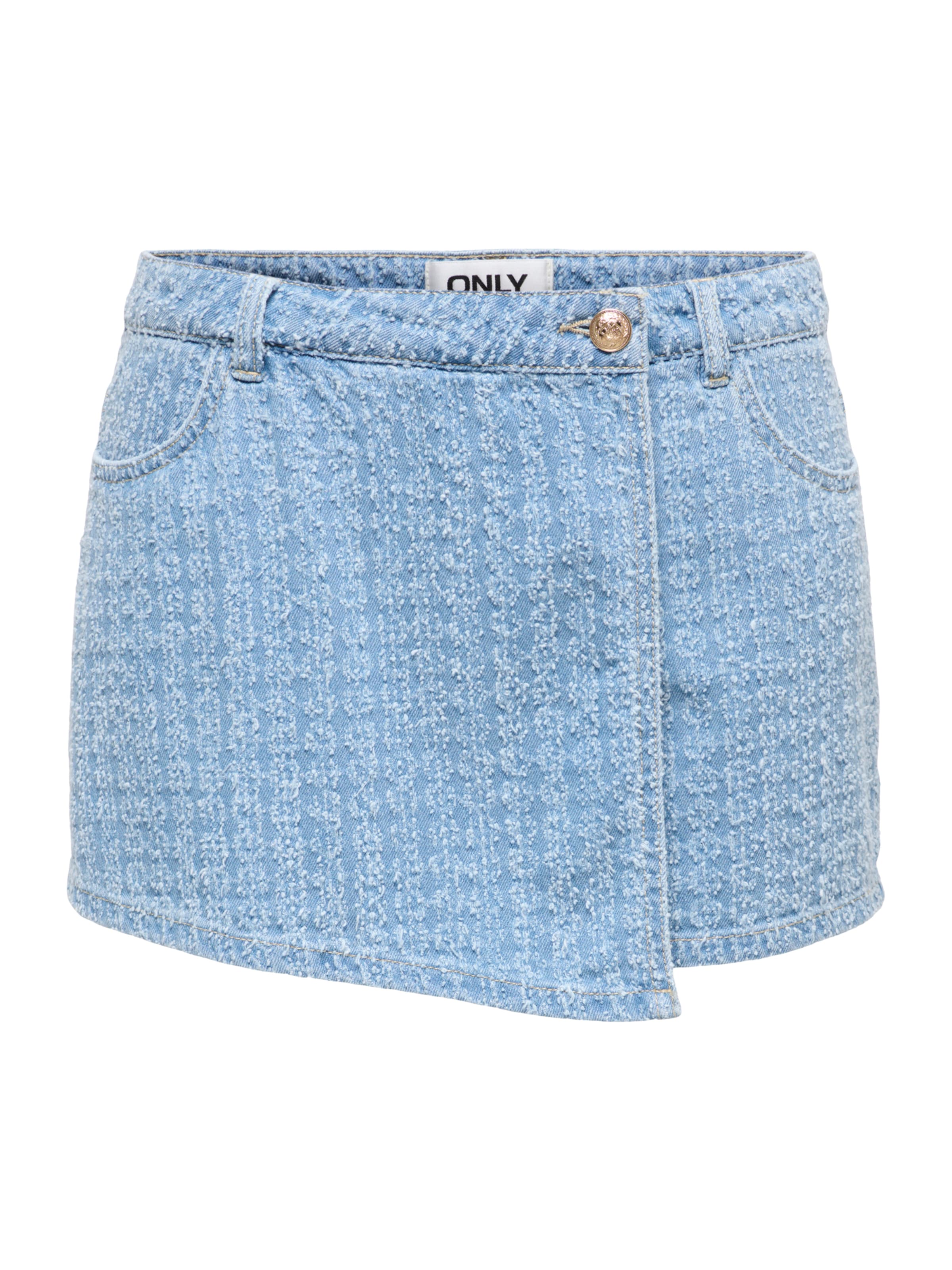 Jupe 'ONLTEXAS' ONLY en bleu : devant