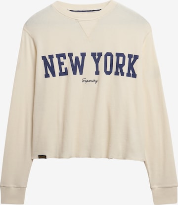 Superdry & Co Суичър 'Athletic Essential' в бяло: отпред