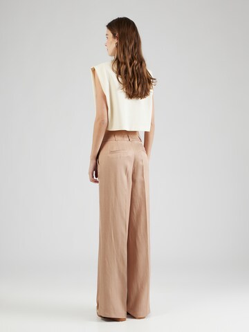 COMMA Wide leg Trousers in Brown