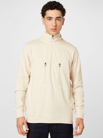 G-Star RAW Sweatshirt in Beige: voorkant