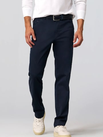 MEYER Regular Chino 'Chicago' in Blauw: voorkant