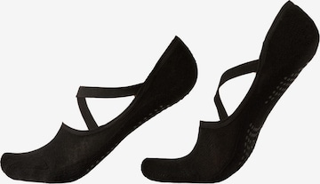 CALZEDONIA Ankle Socks 'Pilates' in Black: front