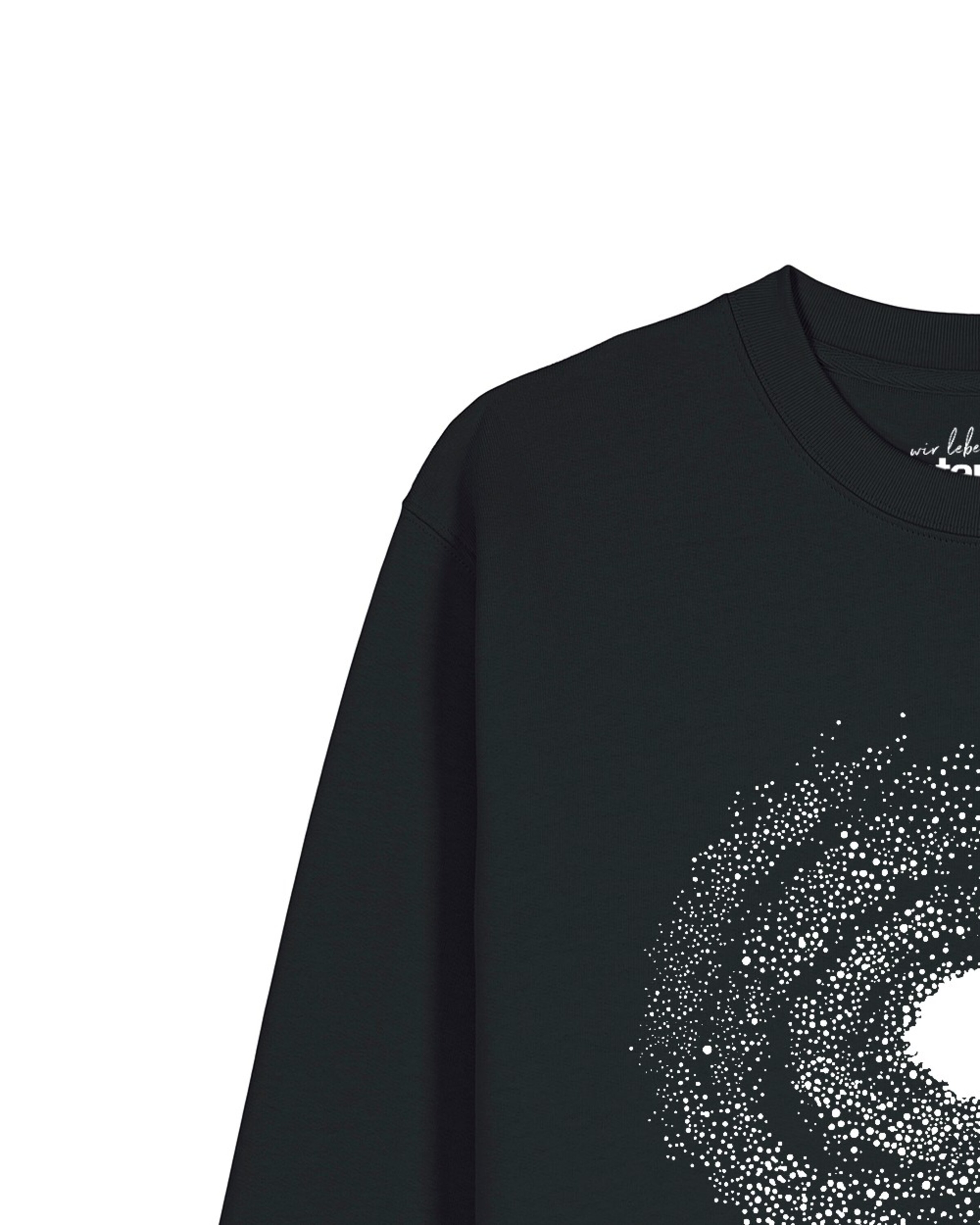 Watapparel Sweatshirt 'Milky Way' in Zwart
