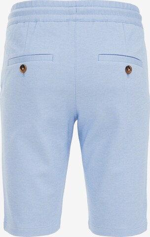 Coupe slim Pantalon WE Fashion en bleu