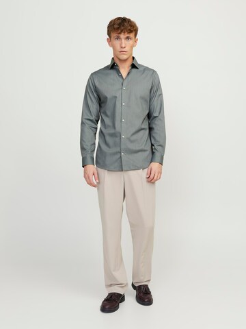 Slim fit Camicia business 'Parker' di JACK & JONES in verde