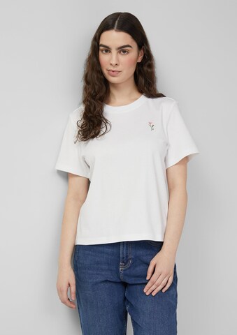 T-shirt s.Oliver en blanc : devant