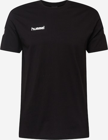 T-Shirt fonctionnel Hummel en noir : devant