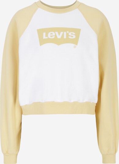 LEVI'S ® Sweatshirt 'Vintage Raglan Crewneck Sweatshirt' in de kleur Geel / Wit, Productweergave