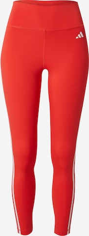 ADIDAS PERFORMANCE Workout Pants 'Train Essentials' in Red: front