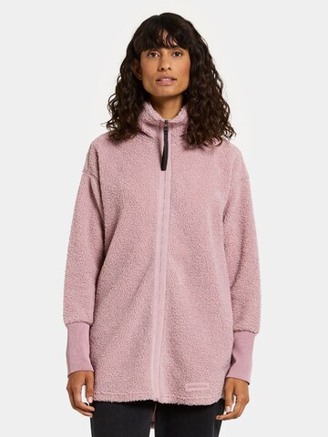 Veste en polaire 'TOLA' Didriksons en rose : devant