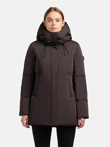 khujo Wintermantel 'Allap' in Lila: Vorderseite