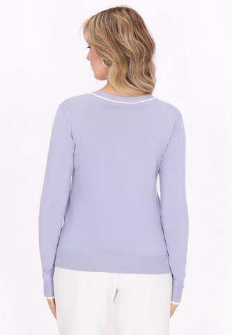 faina Knit cardigan in Purple