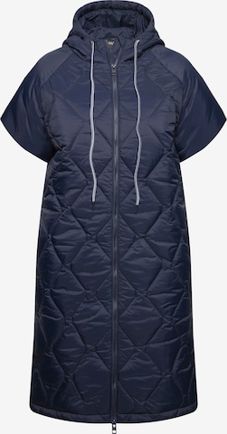 Ulla Popken Weste in Blau: Vorderseite