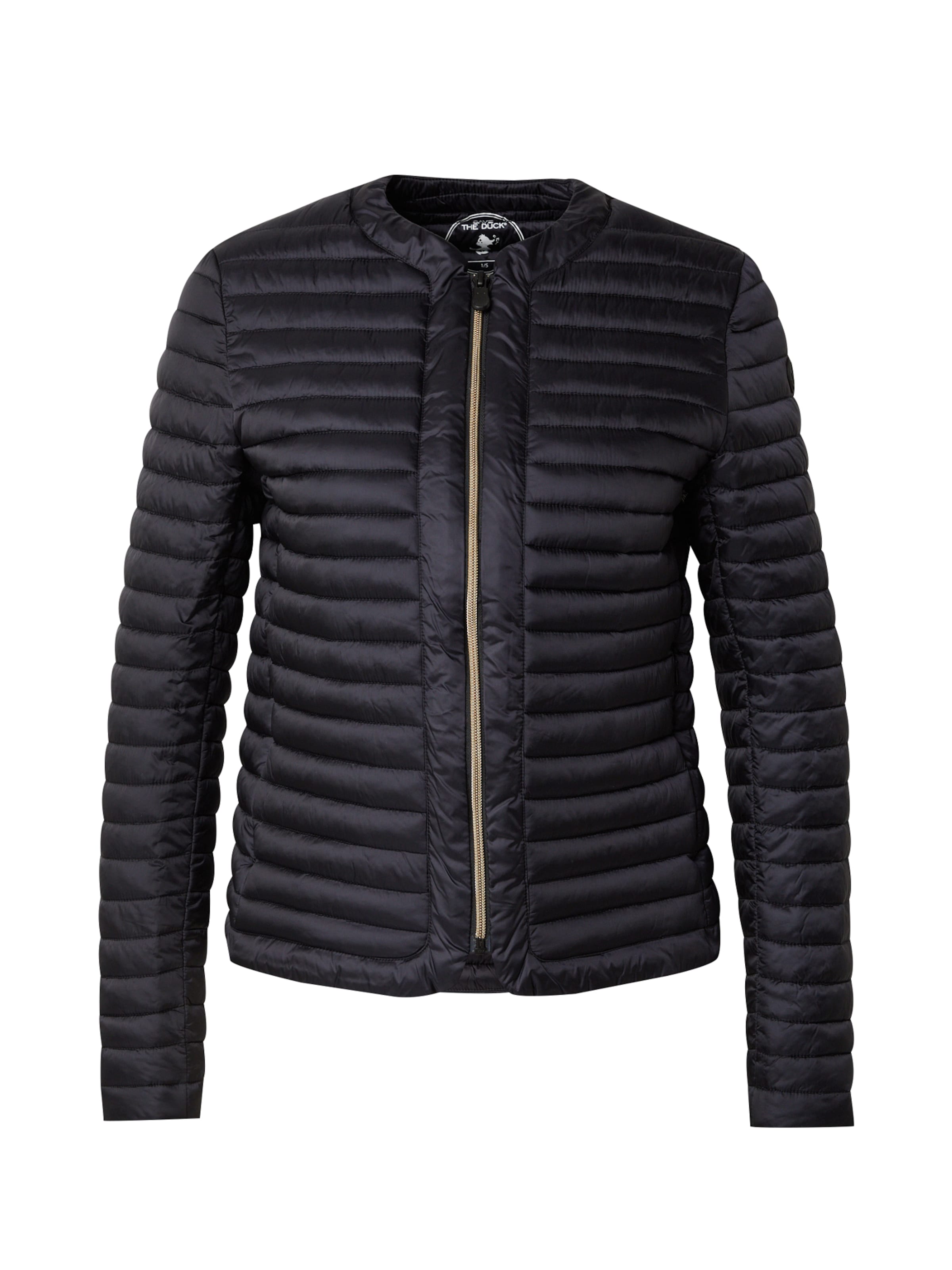 SAVE THE DUCK Přechodná bunda 'CARINA' – černá: přední strana