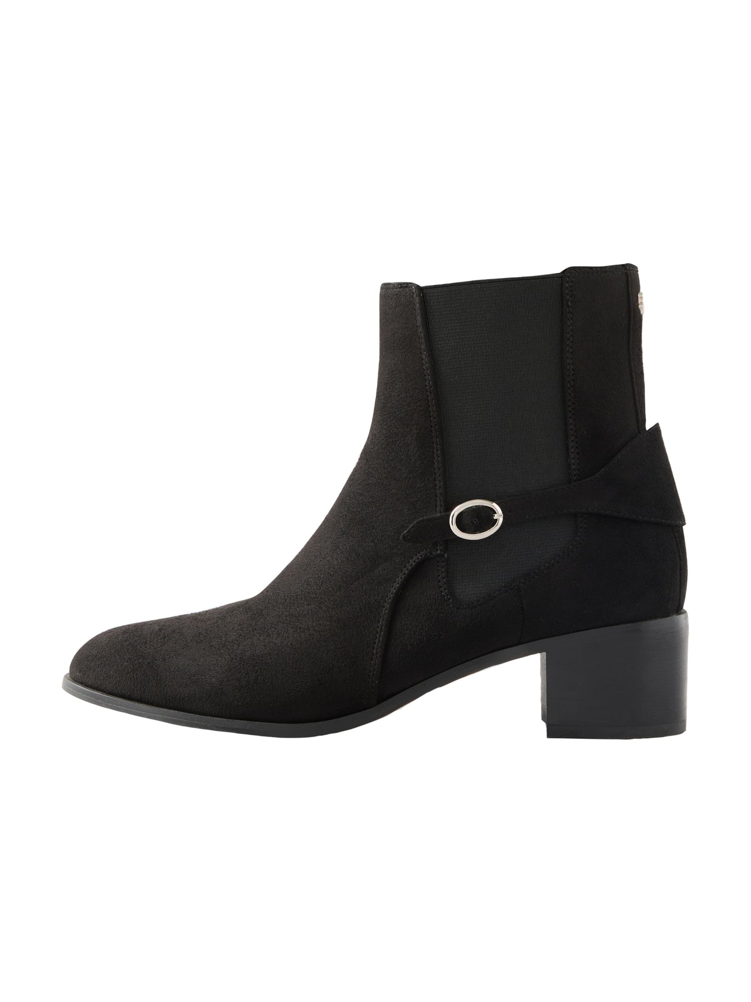 love & roses - Botas Chelsea en negro: frente