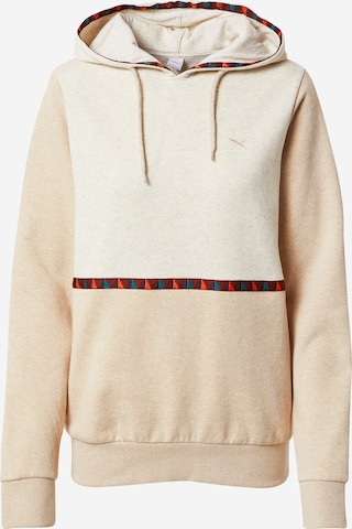 Iriedaily Sweatshirt 'Hopi' in Beige: front