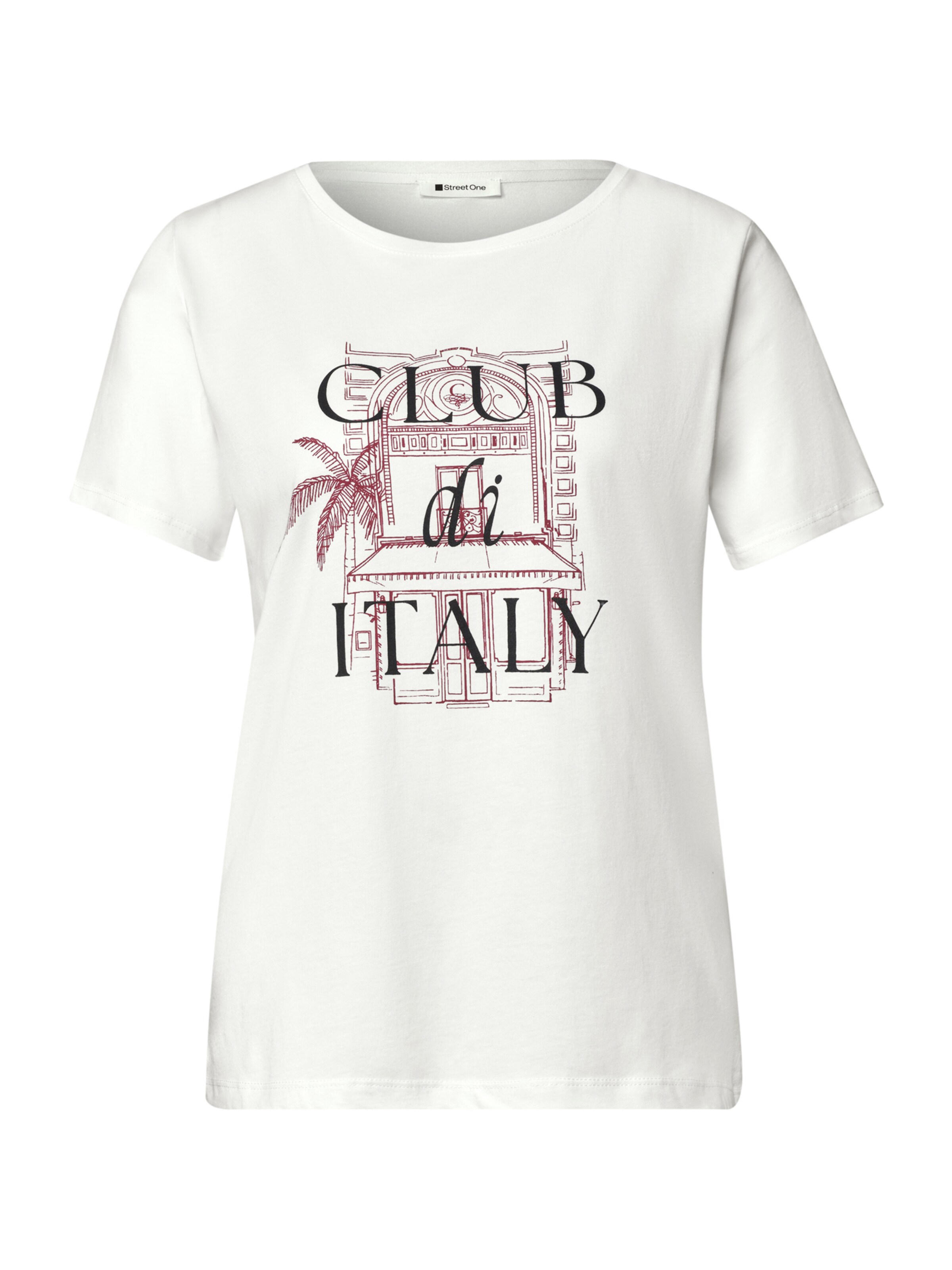 STREET ONE T-Shirt in Weiß: Vorderseite
