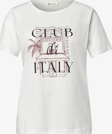 STREET ONE T-Shirt in Weiß: Vorderseite