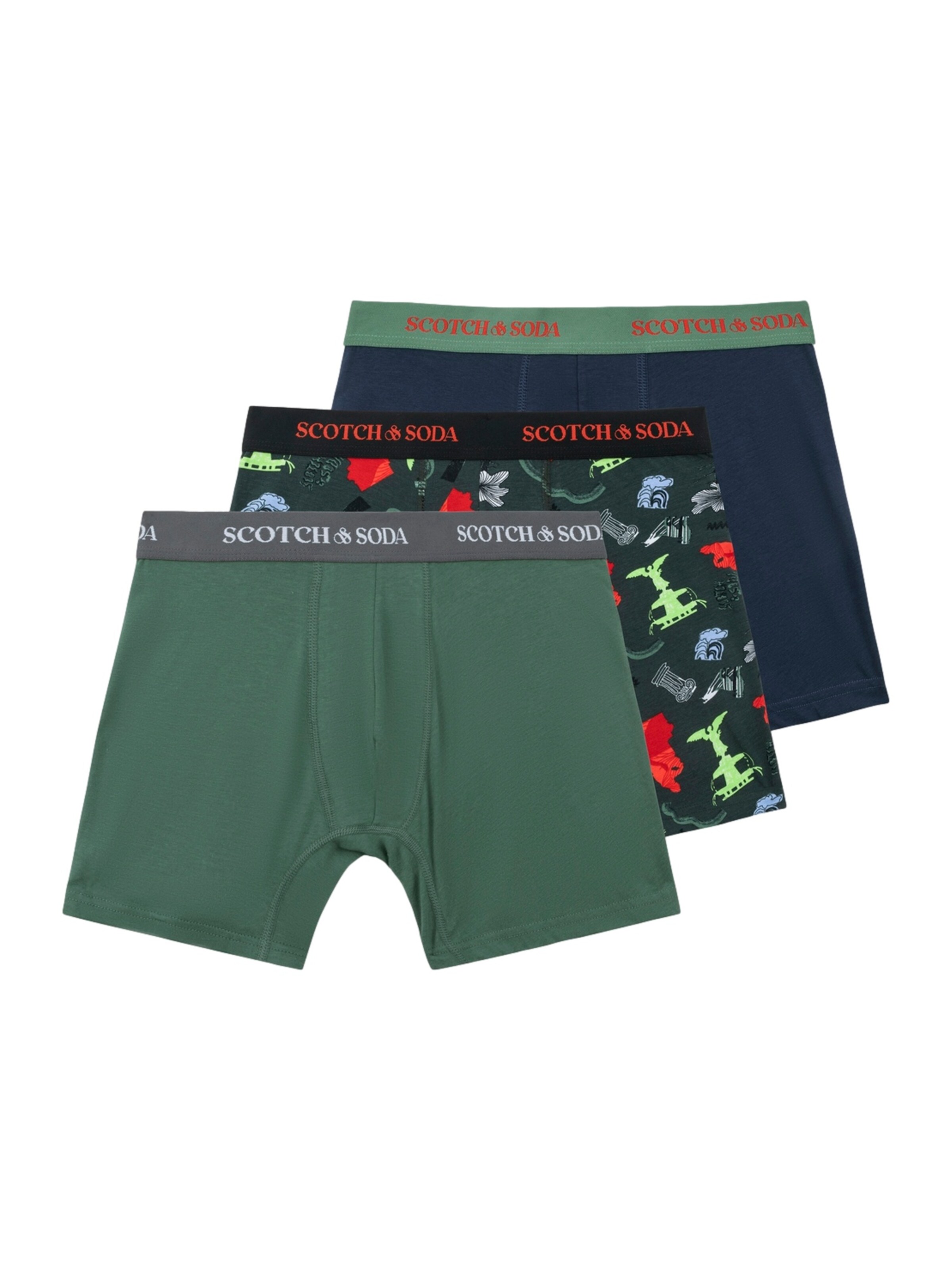 SCOTCH & SODA Boxer shorts in Mixed colors: front
