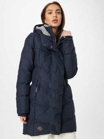 Ragwear Winter Coat 'PAVLA' in Blue: front