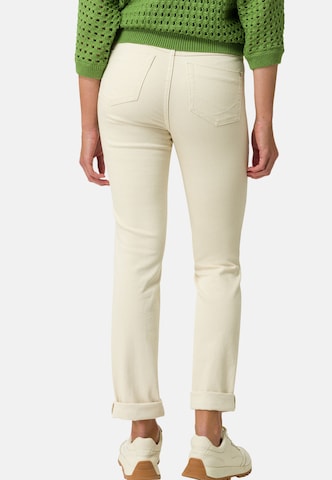 zero Slimfit Jeans Slim Fit Style Orlando 32 Inch in Beige