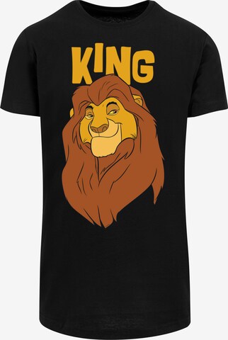F4NT4STIC Shirt 'Disney The König der Löwen Mufasa King' in Black: front