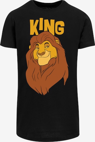 F4NT4STIC Shirt 'Disney The König der Löwen Mufasa King' in Zwart: voorkant