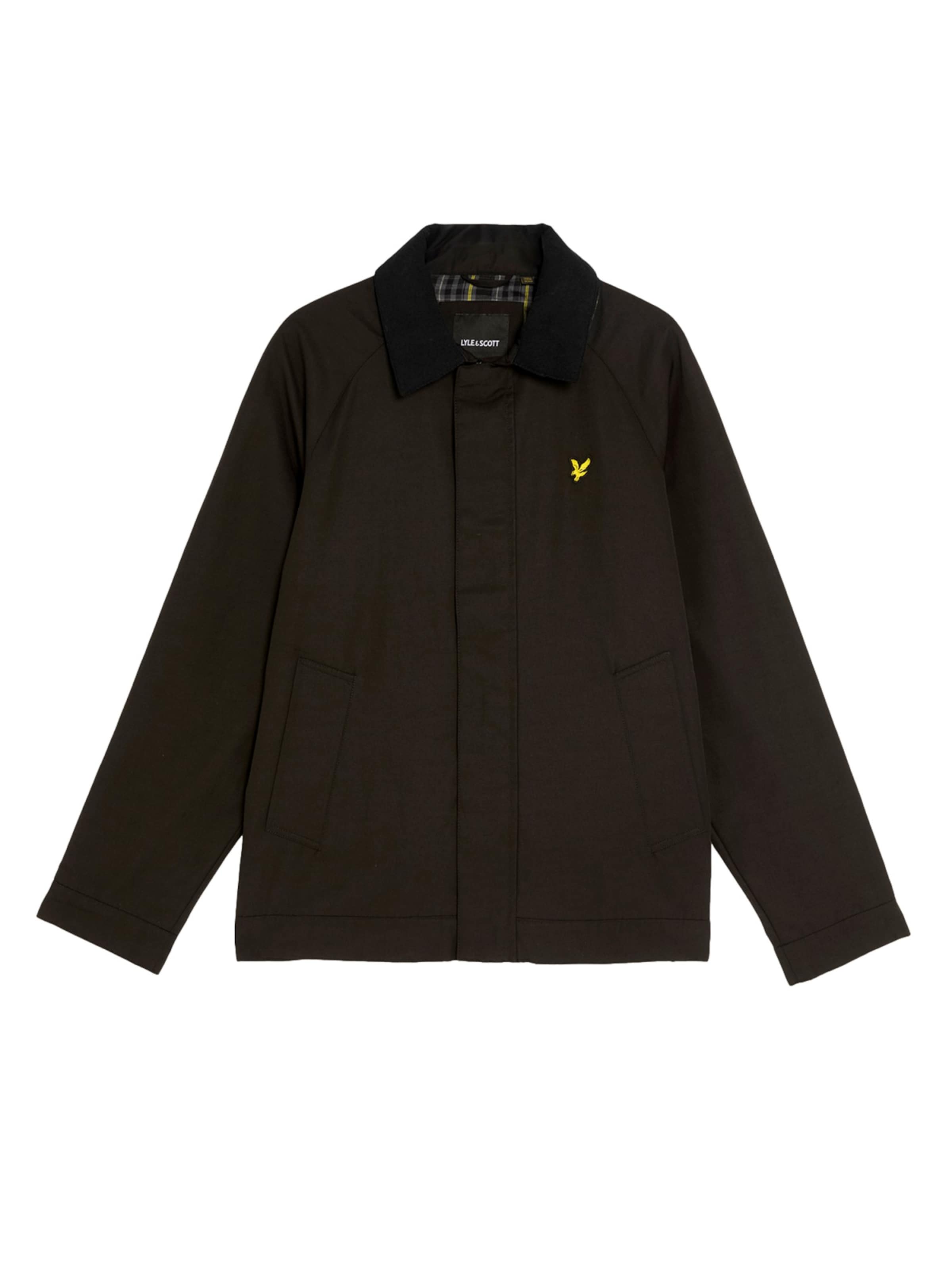 Lyle & Scott Välikausitakki värissä musta: etupuoli