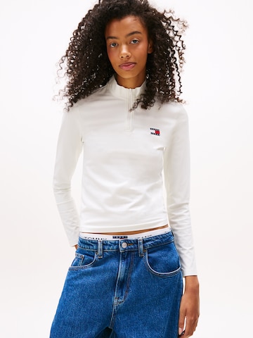 T-shirt Tommy Jeans en blanc : devant