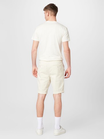 BOSS Regularen Chino hlače 'Slice' | bela barva