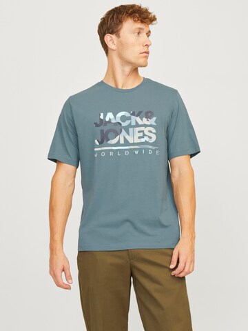 JACK & JONES T-Shirt 'JJLuke' in Grau
