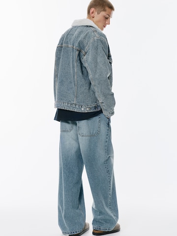 Pull&Bear Winter jacket in Blue