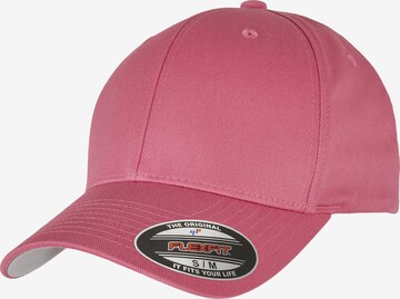 Chapeau Flexfit en rose : devant