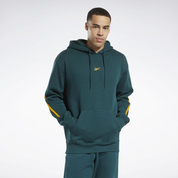 Sweat-shirt Reebok en vert : devant