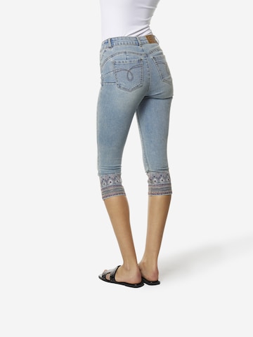 KOROSHI Slimfit Džíny – modrá