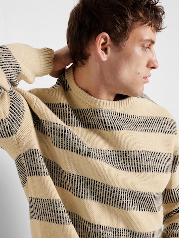 SELECTED HOMME Pullover 'Stan' in Beige